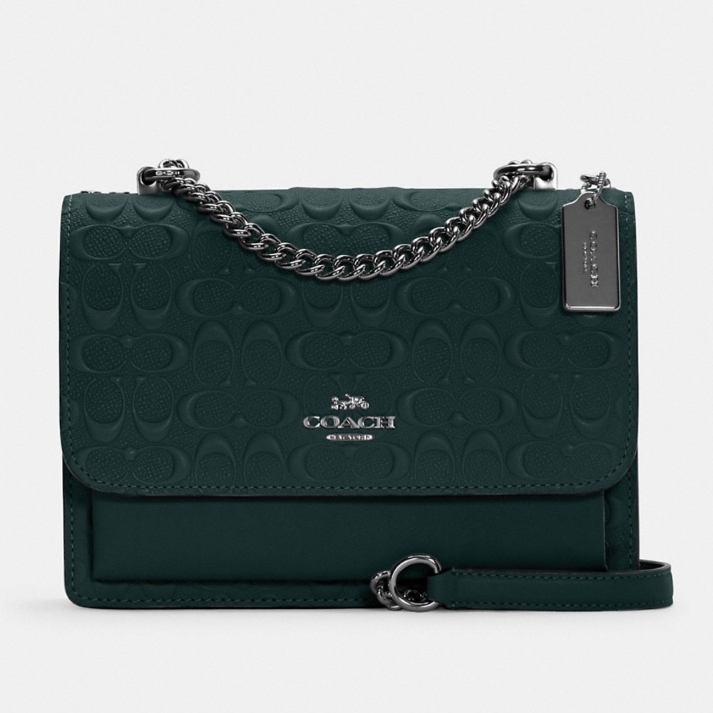Klare Crossbody in Signature Leather with Matching Wristlet
